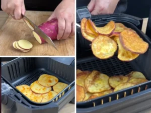 Chips de Batata Doce na Airfryer